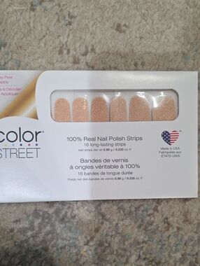 Color Street Rose Gold Shimmer Nail Polish Strips - Secret Identity
